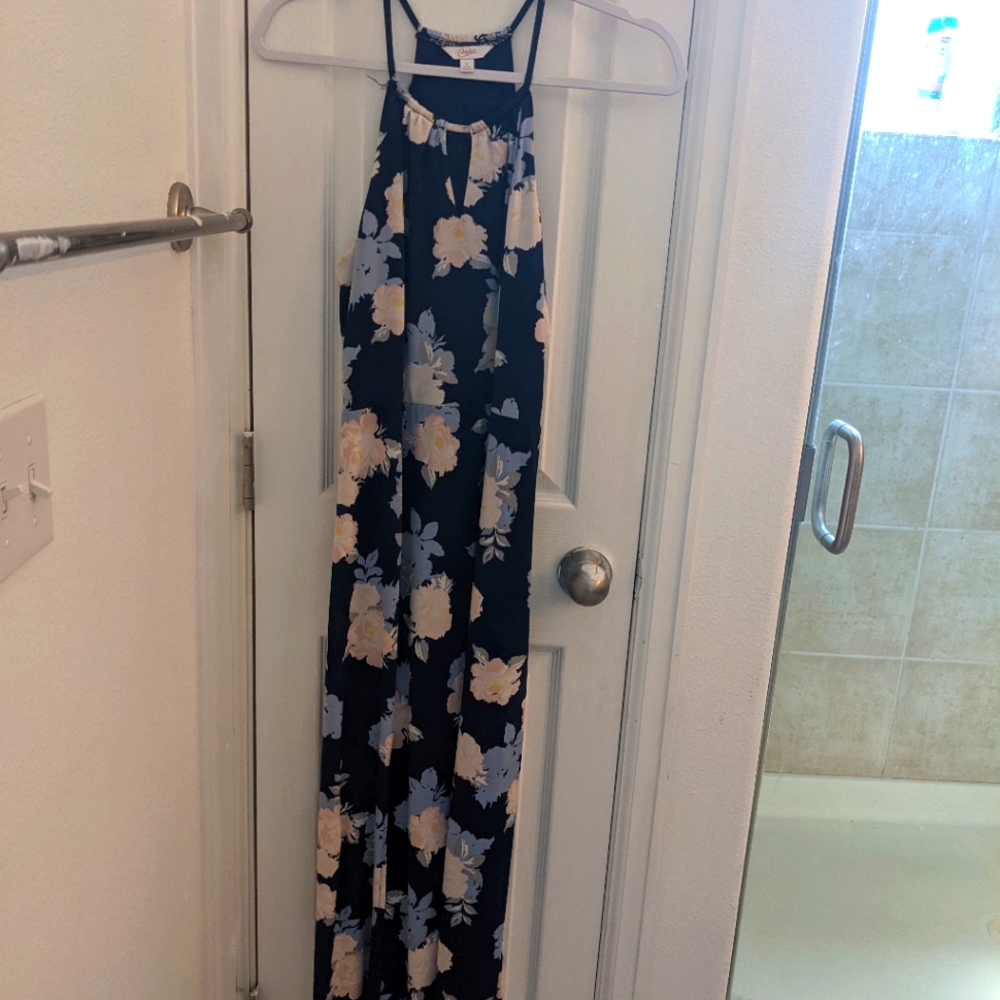 Candies large blue floral dress